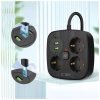 Tech-Protect PCS3X4 Power Strip elosztó 2*USB-C+2*USB-A 2M fekete
