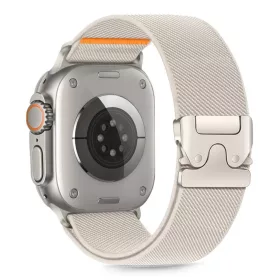   Tech-Protect NYLON CLASP óraszíj titanium, Apple Watch 42mm (S1-S3) / 44mm / 45mm / 46mm / 49mm készülékhez