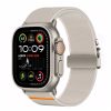 Tech-Protect NYLON CLASP óraszíj titanium, Apple Watch 42mm (S1-S3) / 44mm / 45mm / 46mm / 49mm készülékhez