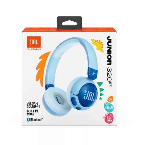 JBL Junior 320BT Bluetooth Headset, világoskék