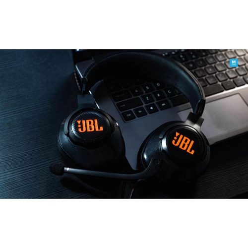 JBL Quantum 400 gamer vezetékes headset, fekete