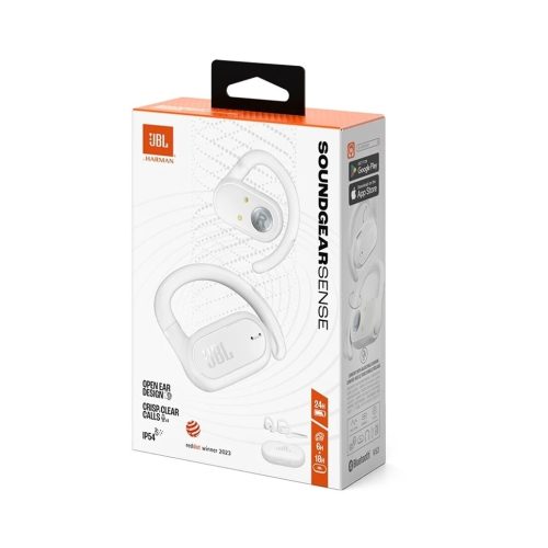 JBL Soundgear Sense TWS Bluetooth fülhallgató, fehér