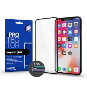   XPRO™ Tempered Glass Full 2.5D fekete 0.33 kijelzővédő üveg / üvegfólia Google Pixel 9a 5G készülékhez