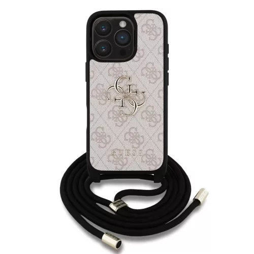 Guess Crossbody tok pink GUHCP16LP4GMGCRP Apple iPhone 16 Pro készülékhez