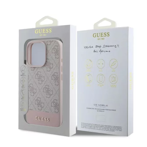 Guess tok pink GUHCP16XG4GLPI Apple iPhone 16 Pro Max készülékhez