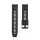 Tactical Quick Release Fekete szilikon univerzális óraszíj 18mm Samsung / Huawei / Honor / Garmin / Amazfit készülékekhez