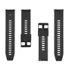 Tactical Quick Release Fekete szilikon univerzális óraszíj 18mm Samsung / Huawei / Honor / Garmin / Amazfit készülékekhez