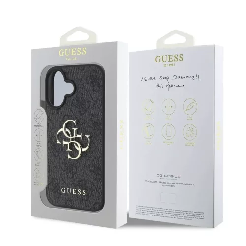 Guess tok fekete GUHCP16S4GMGGR Apple iPhone 16 készülékhez	