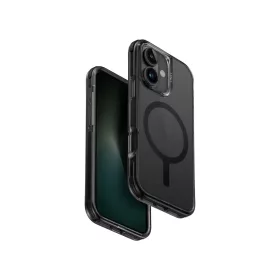   UNIQ Hybrid MagClick Charging Combat tok Apple Iphone 16 készülékhez - carbon black