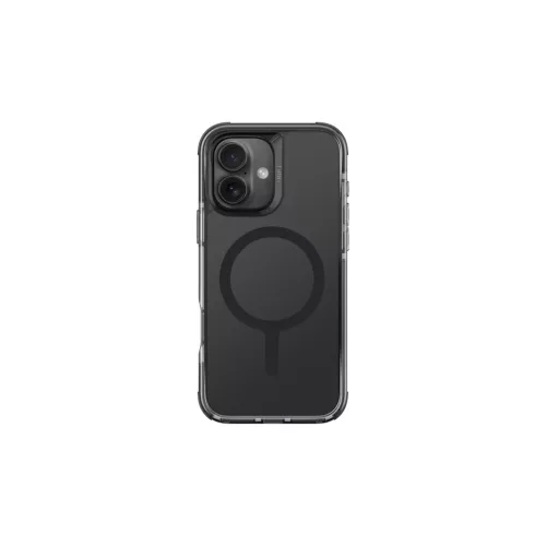 UNIQ Hybrid MagClick Charging Combat tok Apple Iphone 16 készülékhez - carbon black