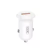 XO CC68 autós töltő USB-A 18W	fehér