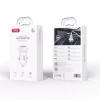XO CC68 autós töltő USB-A 18W	fehér