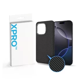   XPRO™ CarbonSkin MagSafe fekete tok Apple iPhone 17 Pro /18 Pro készülékhez - ECO csomagolással