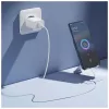 XO CE33 Fehér Hálózati Töltő szett QC 18W 1*USB-A + USB-C kábellel	