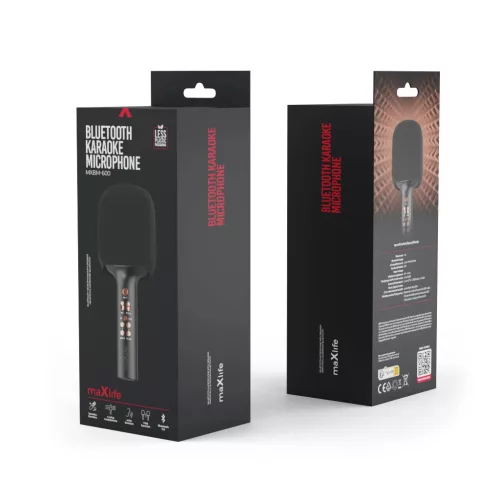 Maxlife Bluetooth microphone with speaker MXBM-600 black