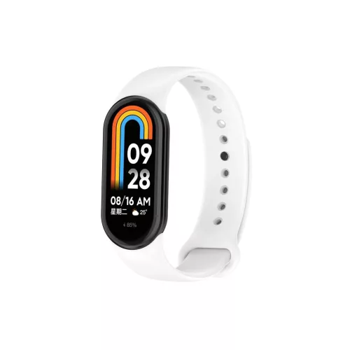 Mi Band 8/M8 készülékhez szilikon szíj (2) fehér