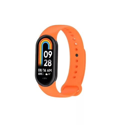 3 darabos szilikon szíj Mi Band 8/M8 készülékhez, narancssárga