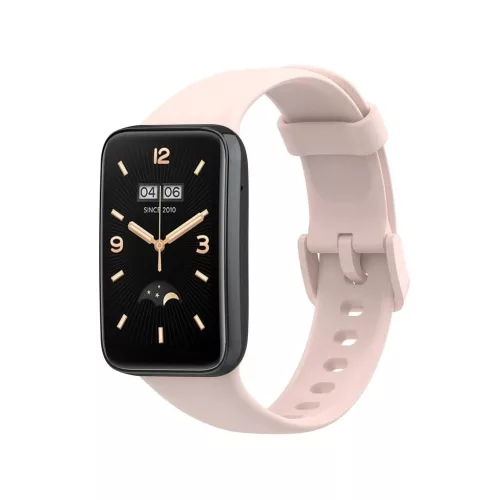 Szilikon szíj Mi Band 7 Pro/M7 Pro készülékhez világos rózsaszín