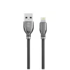 Forever Tornado USB–Lightning kábel 1,0 m 3A fekete