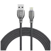 Forever Tornado USB–Lightning kábel 1,0 m 3A fekete