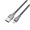 Forever Tornado USB–Lightning kábel 1,0 m 3A fekete