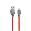 Forever Tornado USB–Lightning kábel 1,0 m 3A piros