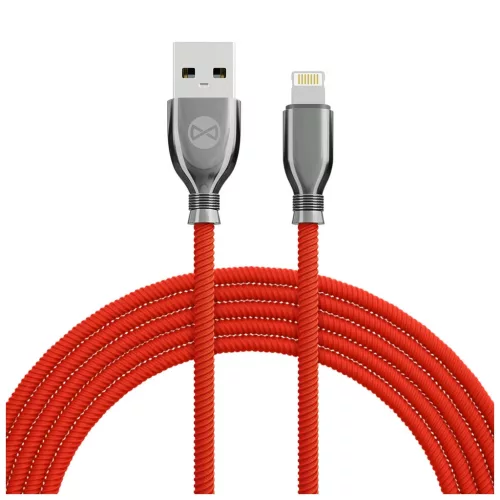 Forever Tornado USB–Lightning kábel 1,0 m 3A piros