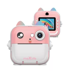 Maxlife MXPC-100 nyomtatós fényképezőgép rózsaszín