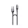 YESIDO CA129L 12W TYPE-C/LIGHTNING 1,2M 2A kábel fekete