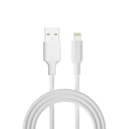 Forever újrahasznosított USB-A - Lightning kábel 1,5 m 2,4 A HDKR12-AL-00 fehér