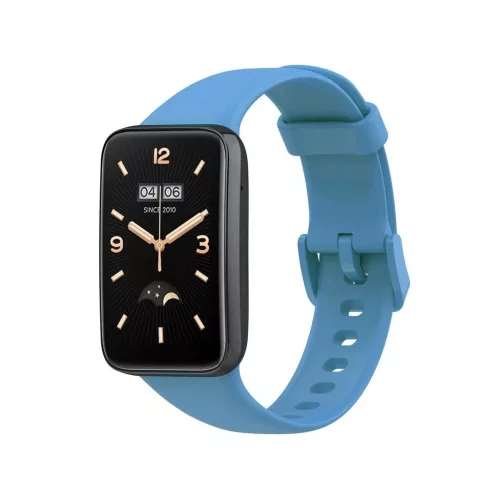 Szilikon szíj Mi Band 7 Pro / M7 Pro készülékhez, világoskék