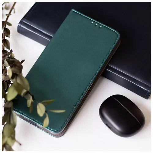 Xiaomi Redmi A7 Pro készülékhez Smart Magnetic tok sötétzöld
