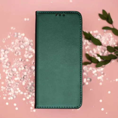 Xiaomi Redmi A7 Pro készülékhez Smart Magnetic tok sötétzöld