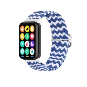 Fonott szíj Mi Band 8 Pro/M8 Pro készülékhez kék-fehér