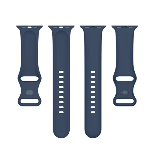 Szilikon szíj Apple Watch 38/40/41MM készülékhez M kék