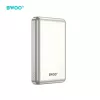 BWOO P82 BO hordozható akkumulátor 10000 mAh 15 W vezeték nélküli töltéssel világosszürke
