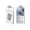 yesido YP47 külső akkumulátor 20 000 mAh, 22,5 W + PD 20 W, LED kijelző, ezüst