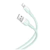 XO NB212 USB–Lightning kábel 1,0 m 2,1A zöld
