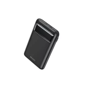   yesido YP33 külső akkumulátor 5 000 mAh, LED, 2x USB-A + USB-C, fekete