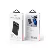 yesido YP33 külső akkumulátor 5 000 mAh, LED, 2x USB-A + USB-C, fekete