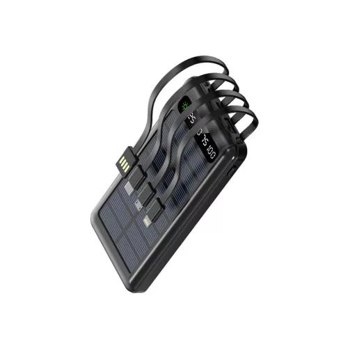 Setty napelemes külső akkumulátor SLR-100 10000 mAh fekete