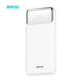   BWOO Ultra thin 22,5W 10000 mAh hordozható akkumulátor, fehér