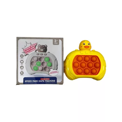 SKILL GAME DUCK Pop It stresszoldó játék sárga