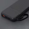 Maxlife külső akkumulátor MXPB-06 10000 mAh beépített kábelekkel PD QC 22,5 W fekete