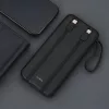 Maxlife külső akkumulátor MXPB-06 10000 mAh beépített kábelekkel PD QC 22,5 W fekete