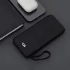 Maxlife külső akkumulátor MXPB-06 10000 mAh beépített kábelekkel PD QC 22,5 W fekete