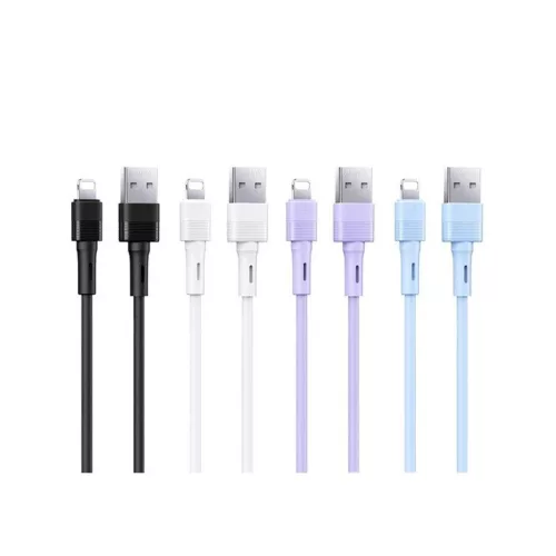 REMAX LEYA SERIES RC-C093 2,4A USB/Lightning kábel fekete