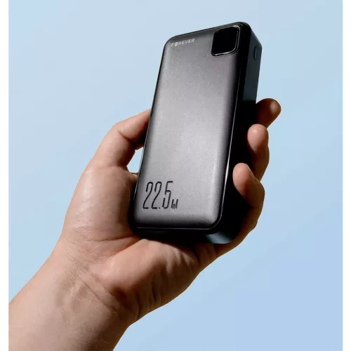 Forever powerbank TB-300L PD QC 22,5W 20000 mAh fekete