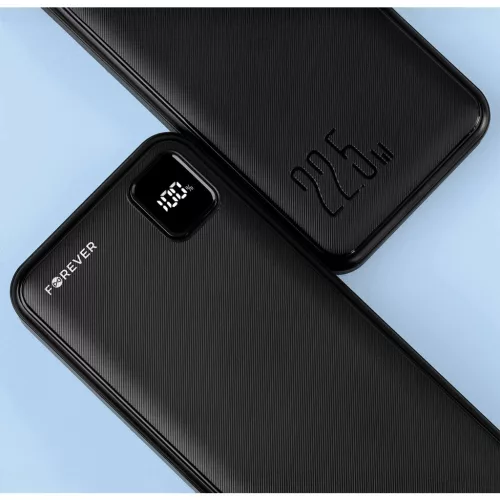 Forever powerbank TB-300L PD QC 22,5W 20000 mAh fekete