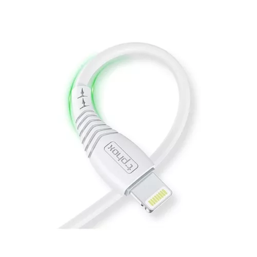 T-PHOX Nature Lightning kábel 1,2 m 3 A fehér
